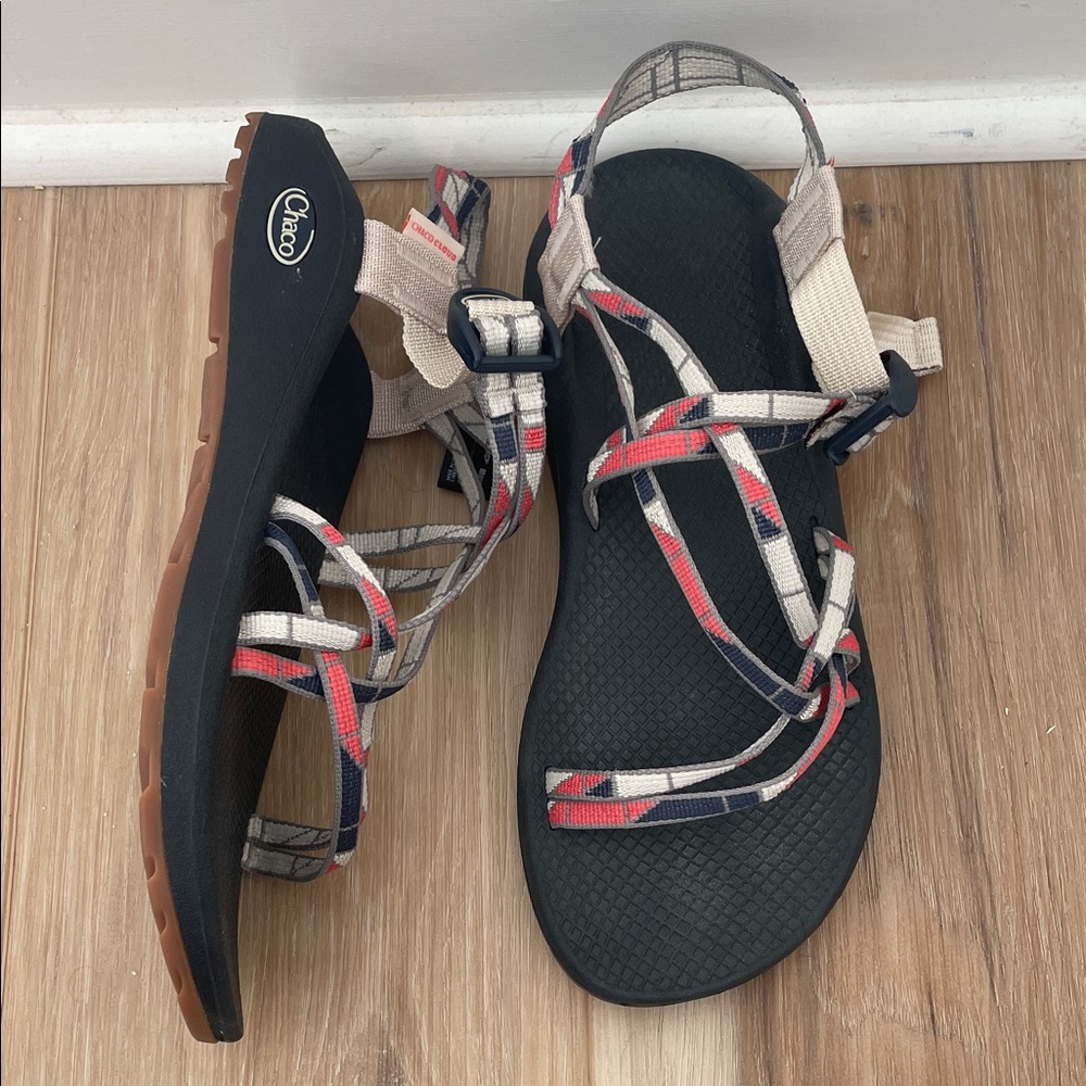 Chaco Women's Strappy Sandals - Black and Red